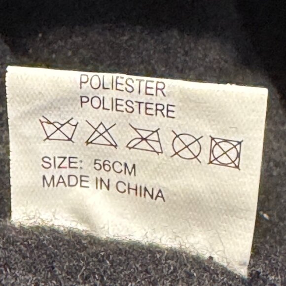 NWT Vintage Faux Fur Black Bear Fuzzy Hat from Sweden Size 56 CM or 22 1/2" - Picture 8 of 10